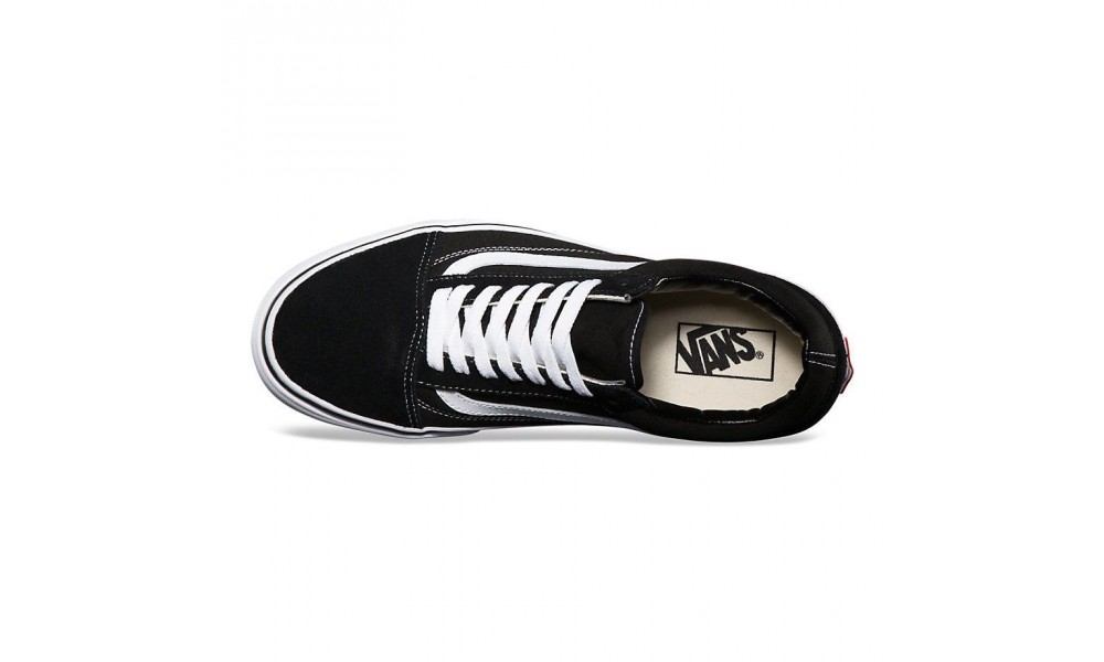 Vans old skool shoes black best sale white